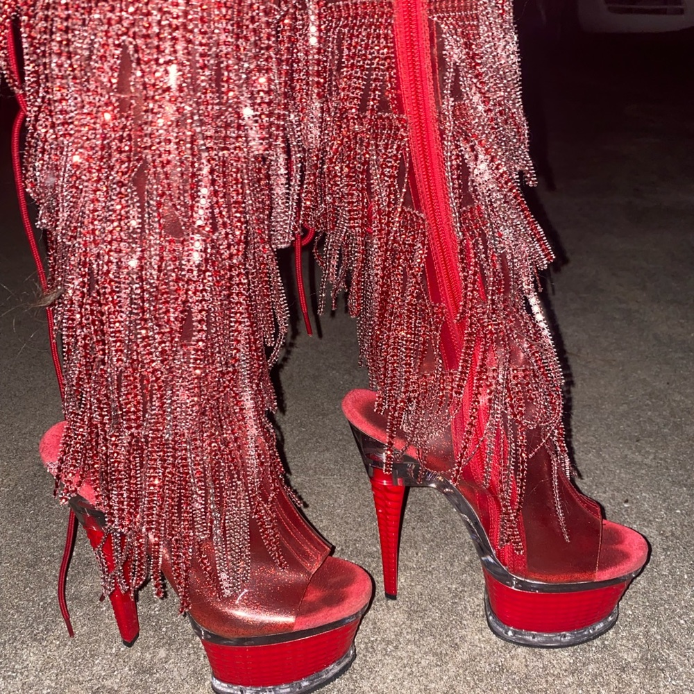 Pleasers dance boots